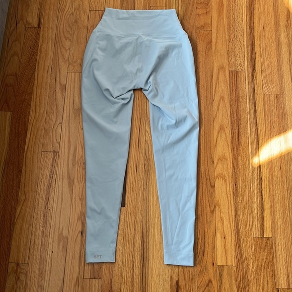 SET ACTIVE luxform leggings powder blue size m - Picture 3 of 4